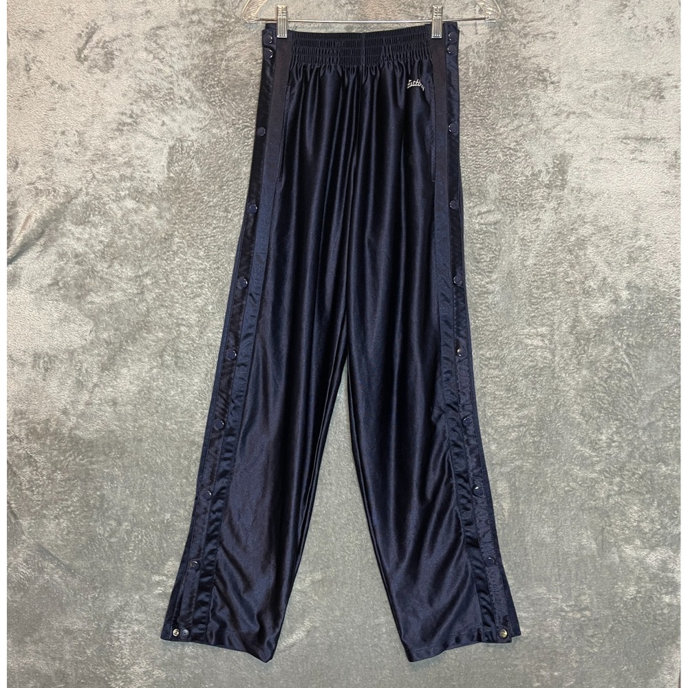 Eastbay Men Vintage Break Away Side Snap Track Pants M 90s Y2K Satin Tearaway